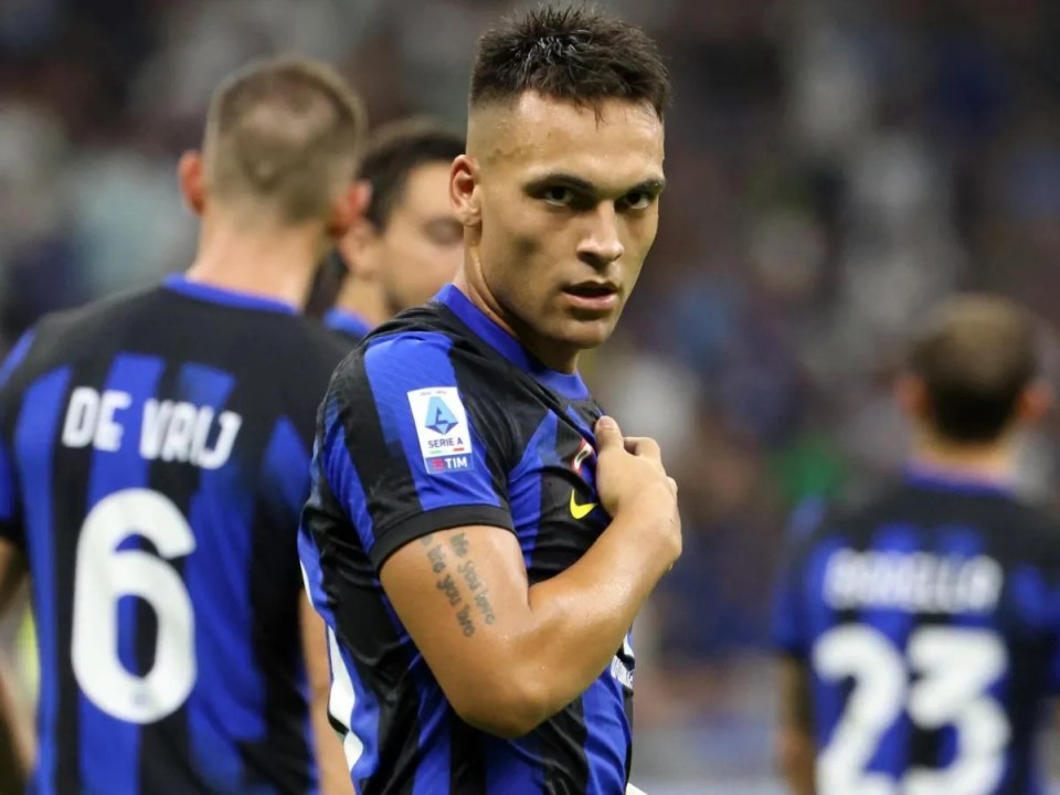 Lautaro Martínez marcó un doblete en la victoria de Inter