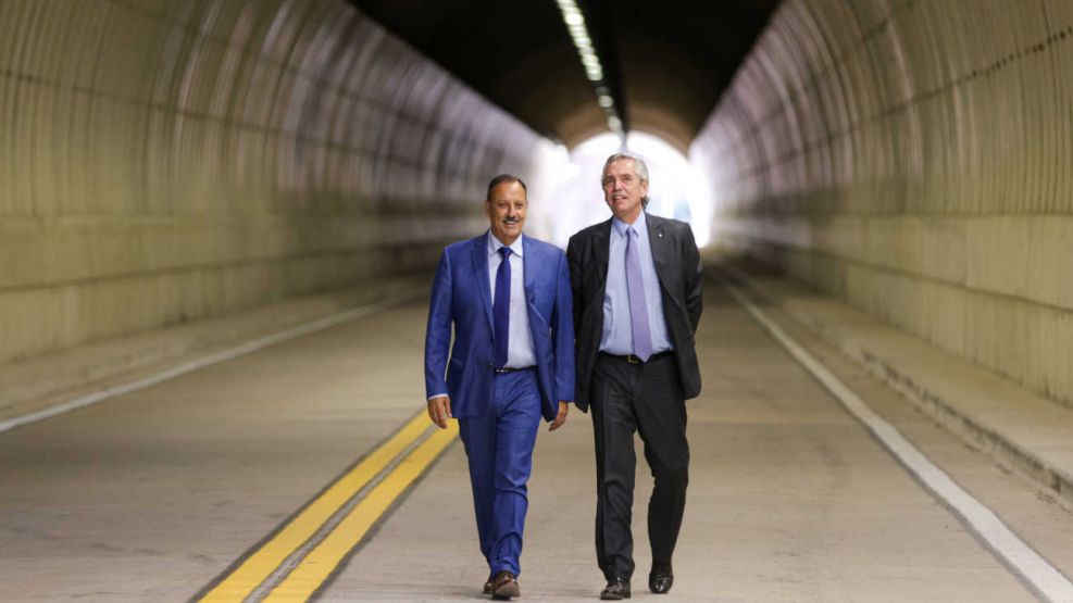 Alberto Fernández y Ricardo Quintela 20230508